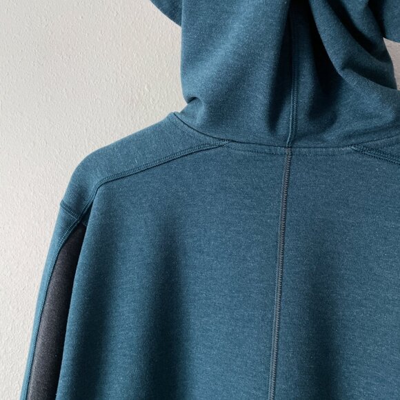 Lululemon Pave Pullover Hoodie Men's Size *XXL? Alberta Lake Teal Black/Gray - Picture 8 of 13